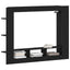 TV-skab Vægmonteret Sort eg 152 x 22 x 113 cm Konstrueret træ