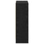 Bogskab Sort eg 60 x 24 x 76 cm Konstrueret træ