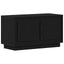 TV-skab Sort eg 80 x 35 x 45 cm Konstrueret træ