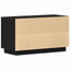 TV-skab Sort eg 80 x 35 x 45 cm Konstrueret træ
