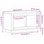 TV-skab Sort eg 80 x 35 x 45 cm Konstrueret træ