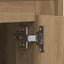 Sideboard Artisan Egetræ 80 x 40 x 75 cm Konstrueret træ