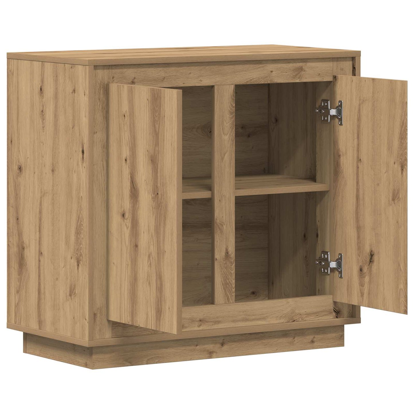 Sideboard Artisan Egetræ 80 x 40 x 75 cm Konstrueret træ