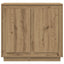 Sideboard Artisan Egetræ 80 x 40 x 75 cm Konstrueret træ