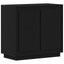 Sideboard Sort eg 80 x 40 x 75 cm Konstrueret træ