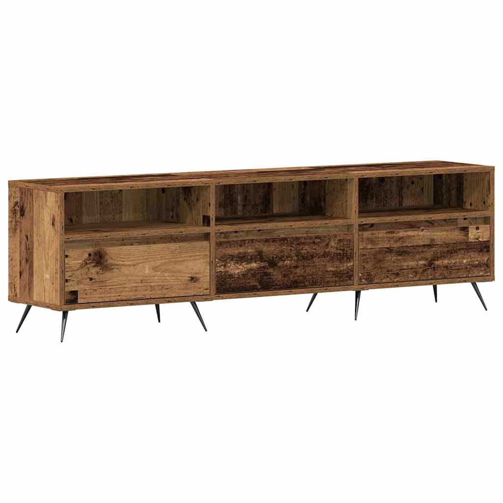 TV-skab Gammelt træ 150 x 30 x 44,5 cm Konstrueret træ