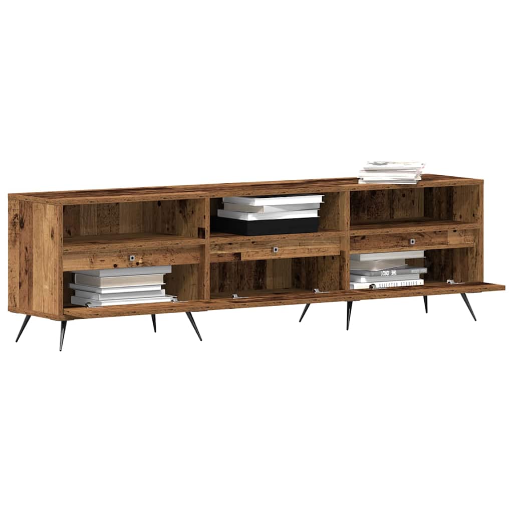 TV-skab Gammelt træ 150 x 30 x 44,5 cm Konstrueret træ
