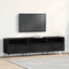 TV-skab Sort eg 150 x 30 x 44,5 cm Konstrueret træ