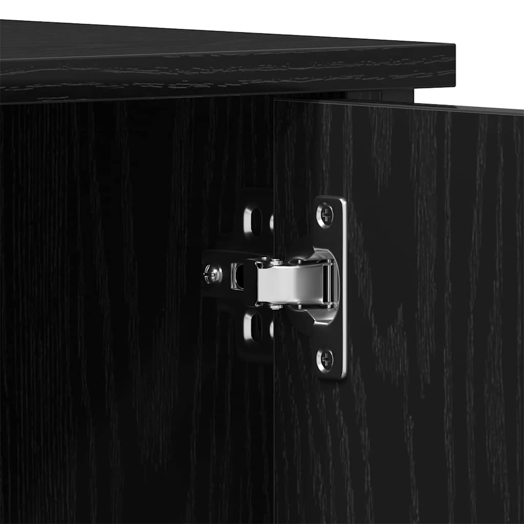 TV-skab Sort eg 100 x 40 x 50 cm Konstrueret træ