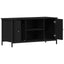 TV-skab Sort eg 100 x 40 x 50 cm Konstrueret træ