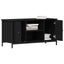 TV-skab Sort eg 100 x 40 x 50 cm Konstrueret træ