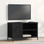 TV-skab Sort eg 80 x 40 x 50 cm Konstrueret træ