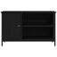 TV-skab Sort eg 80 x 40 x 50 cm Konstrueret træ