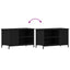TV-skab Sort eg 80 x 40 x 50 cm Konstrueret træ