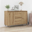 Sideboard Artisan Egetræ 101,5 x 35 x 70 cm Konstrueret træ