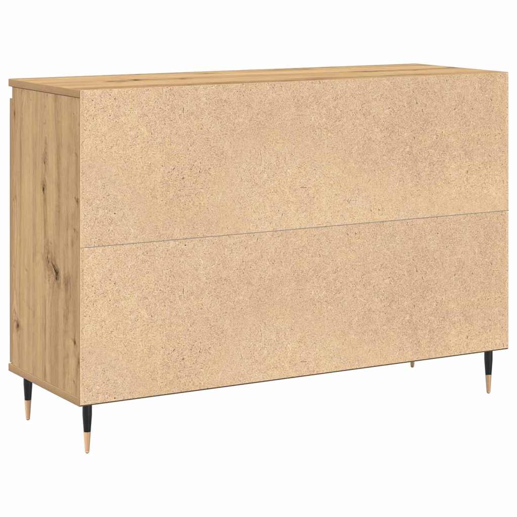 Sideboard Artisan Egetræ 101,5 x 35 x 70 cm Konstrueret træ