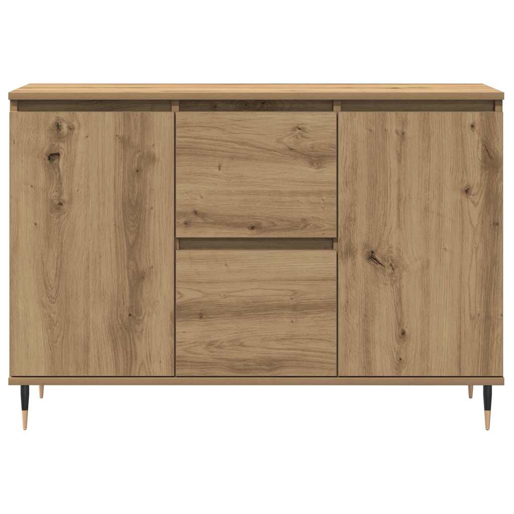 Sideboard Artisan Egetræ 101,5 x 35 x 70 cm Konstrueret træ