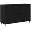 Sideboard Sort eg 101,5 x 35 x 70 cm Konstrueret træ
