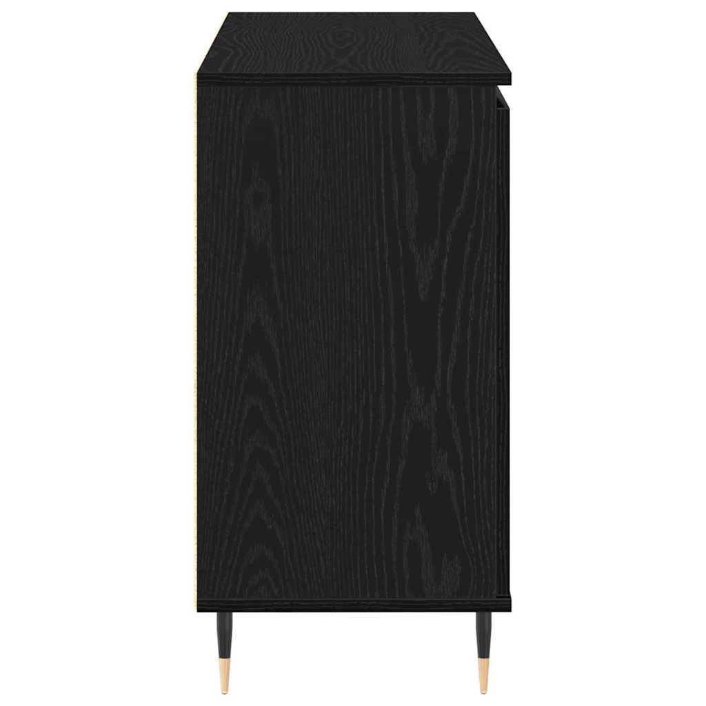 Sideboard Sort eg 101,5 x 35 x 70 cm Konstrueret træ