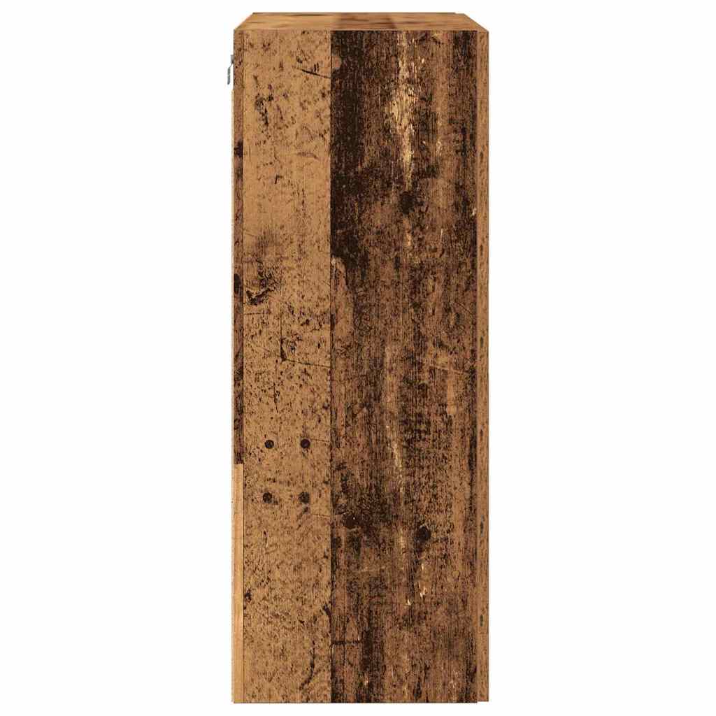Vægskab Gammelt træ 69,5 x 34 x 90 cm Konstrueret træ