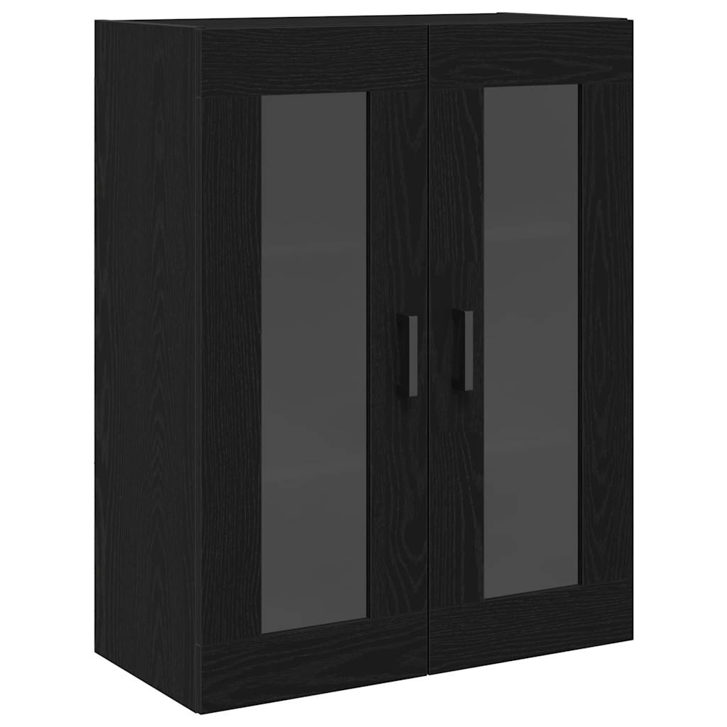 Vægskab Sort eg 69,5 x 34 x 90 cm Konstrueret træ