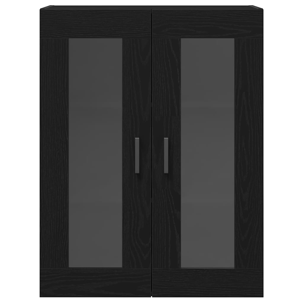 Vægskab Sort eg 69,5 x 34 x 90 cm Konstrueret træ