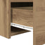 Natskab 2 pcs Artisan Egetræ 50 x 40 x 45 cm Konstrueret træ