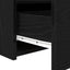 Natskab 2 pcs Sort eg 50 x 40 x 45 cm Konstrueret træ