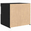 Natskab 2 pcs Sort eg 50 x 40 x 45 cm Konstrueret træ