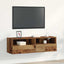 TV vægskab Gammelt træ 100 x 30 x 30 cm Konstrueret træ