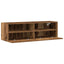 TV vægskab 2 pcs Gammelt træ 100 x 30 x 30 cm Konstrueret træ