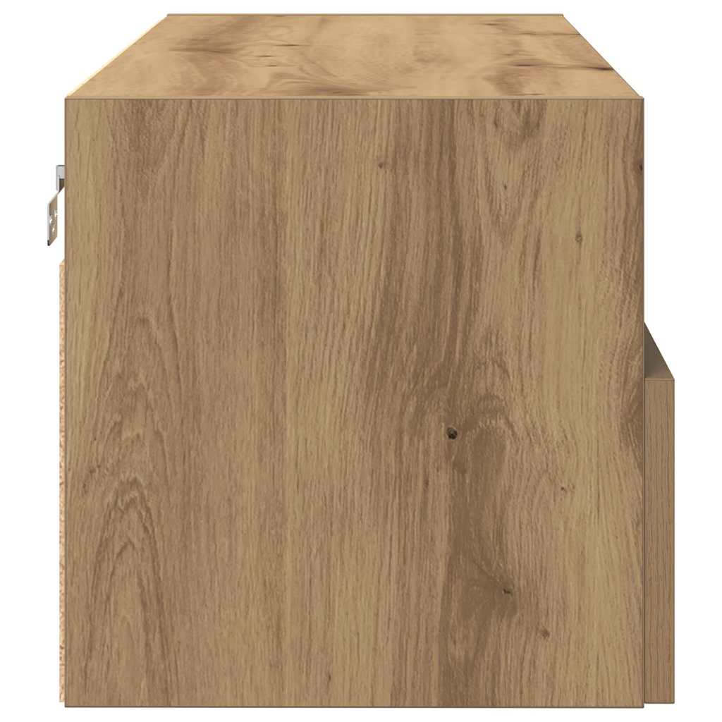 TV vægskab 2 pcs artisan eg Konstrueret træ