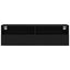 TV vægskab Vægmonteret Sort eg 100 x 30 x 30 cm Konstrueret træ