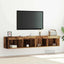 TV-møbelsæt 2 pcs Gammelt træ 80 x 30 x 30 cm Konstrueret træ