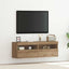 TV vægskab 2 pcs artisan eg Konstrueret træ