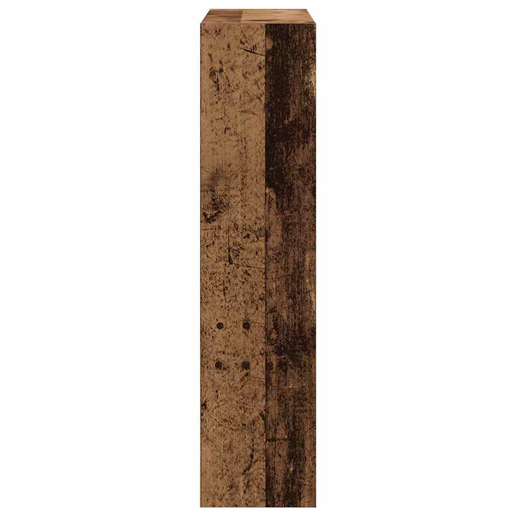 Sko skab med dør Gammelt træ 80 x 21 x 87,5 cm Konstrueret træ