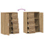 Sideboard Artisan Egetræ 60 x 31 x 84 cm Konstrueret træ