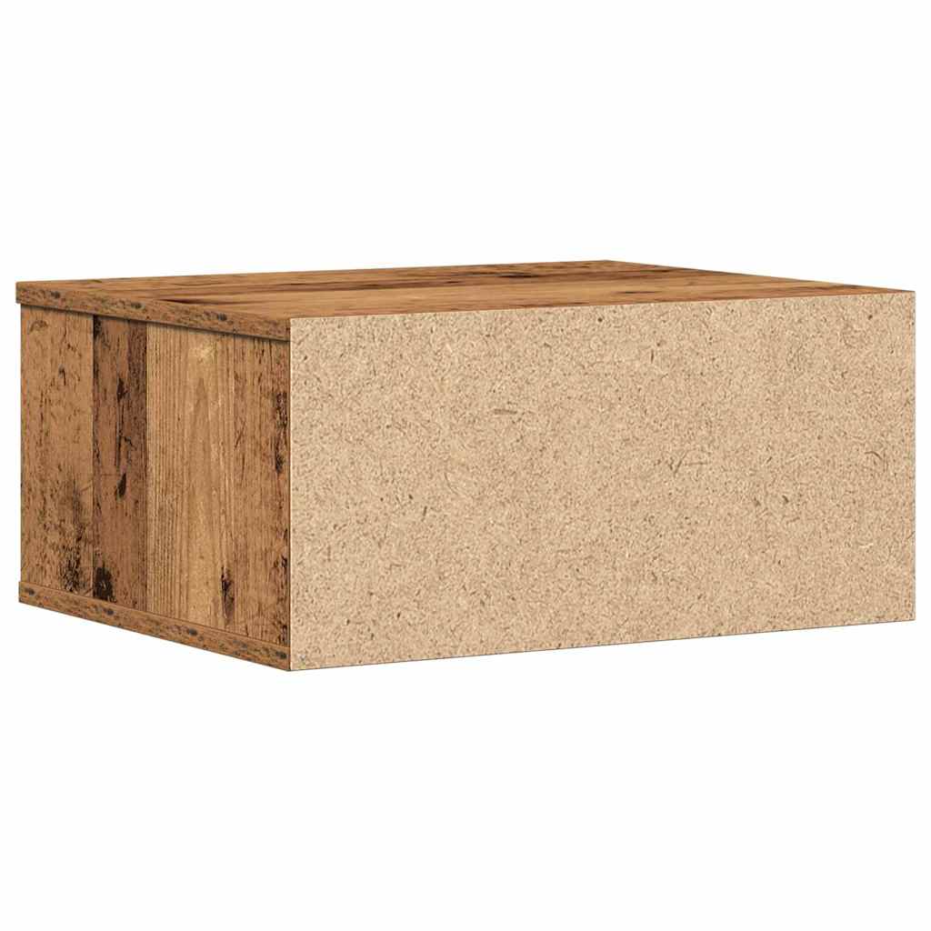 Printerstand Gammelt træ 49 x 40 x 22.5 cm Konstrueret træ
