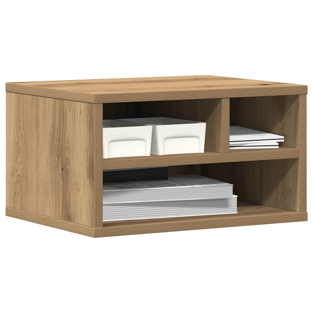 Printerstand Artisan Egetræ 40 x 32 x 22,5 cm Konstrueret træ