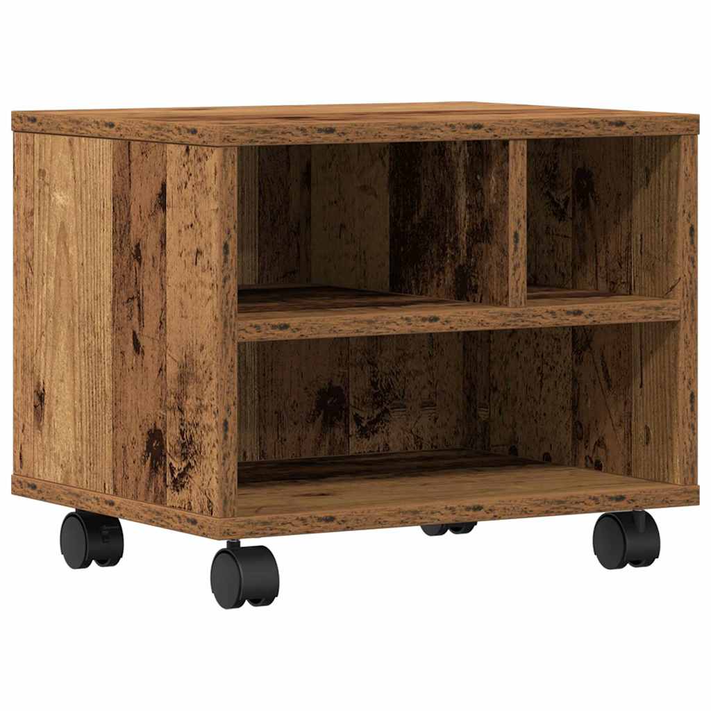 Printerstand Gammelt træ 41 x 32 x 33.5 cm Konstrueret træ