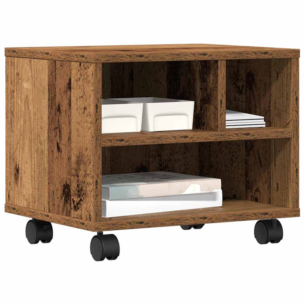 Printerstand Gammelt træ 41 x 32 x 33.5 cm Konstrueret træ