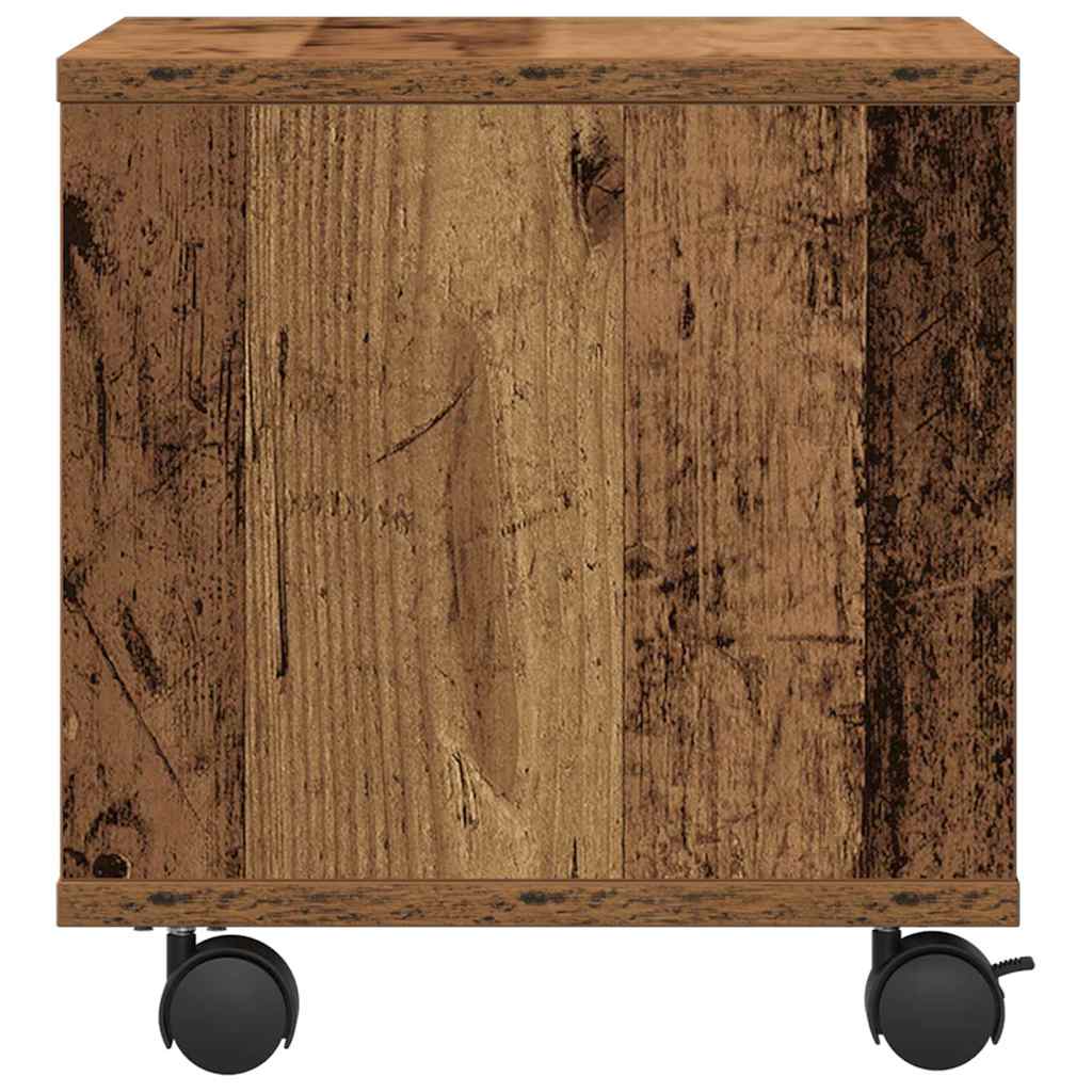 Printerstand Gammelt træ 41 x 32 x 33.5 cm Konstrueret træ
