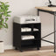 Printerstand Sort eg 41 x 32 x 48 cm Konstrueret træ