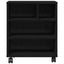 Printerstand Sort eg 41 x 32 x 48 cm Konstrueret træ