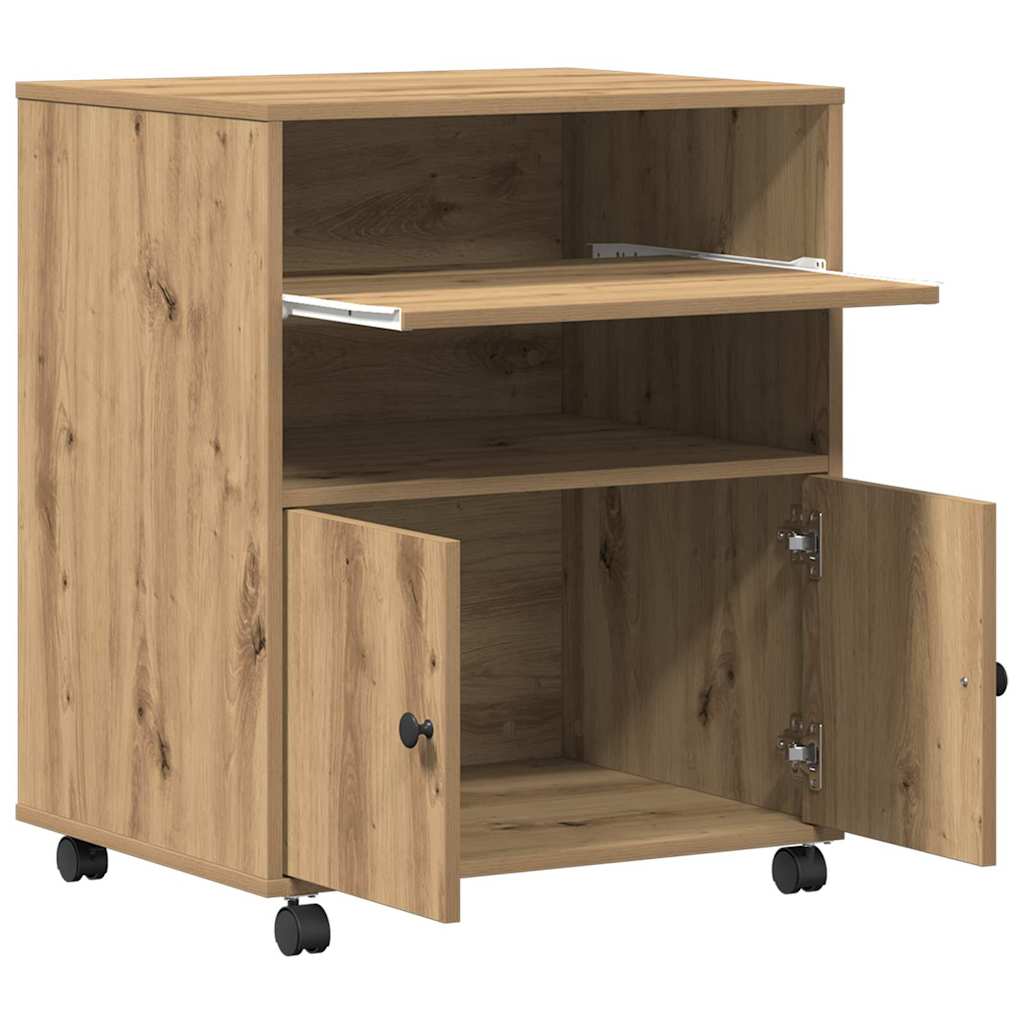Printerstand Artisan Egetræ 60 x 48 x 74 cm Konstrueret træ