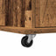 Podium med skuffe Gammelt træ 55 x 55 x 107 cm Konstrueret træ