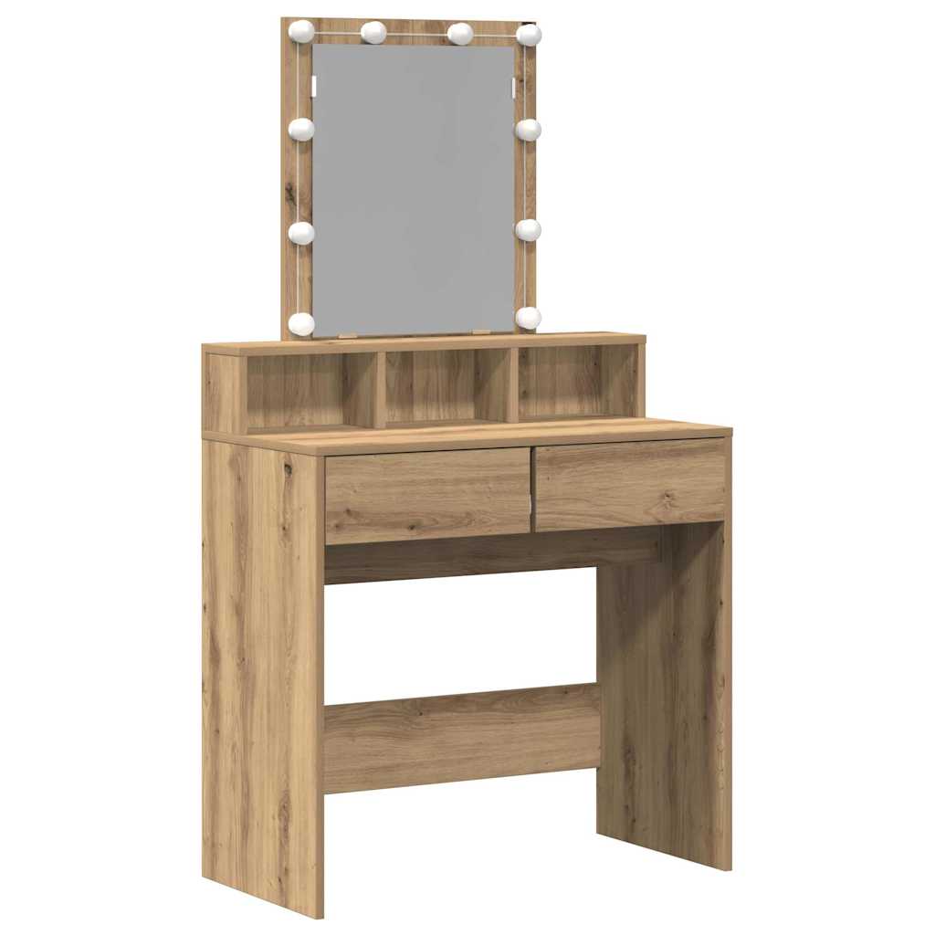 Dressingbord artisan eg 80 x 41 x 144,5 cm Konstrueret træ