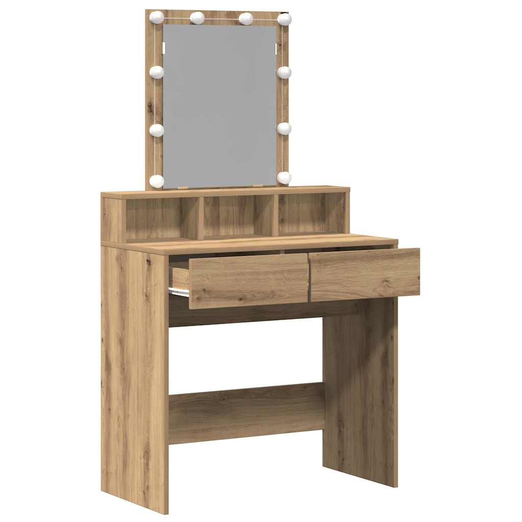 Dressingbord artisan eg 80 x 41 x 144,5 cm Konstrueret træ