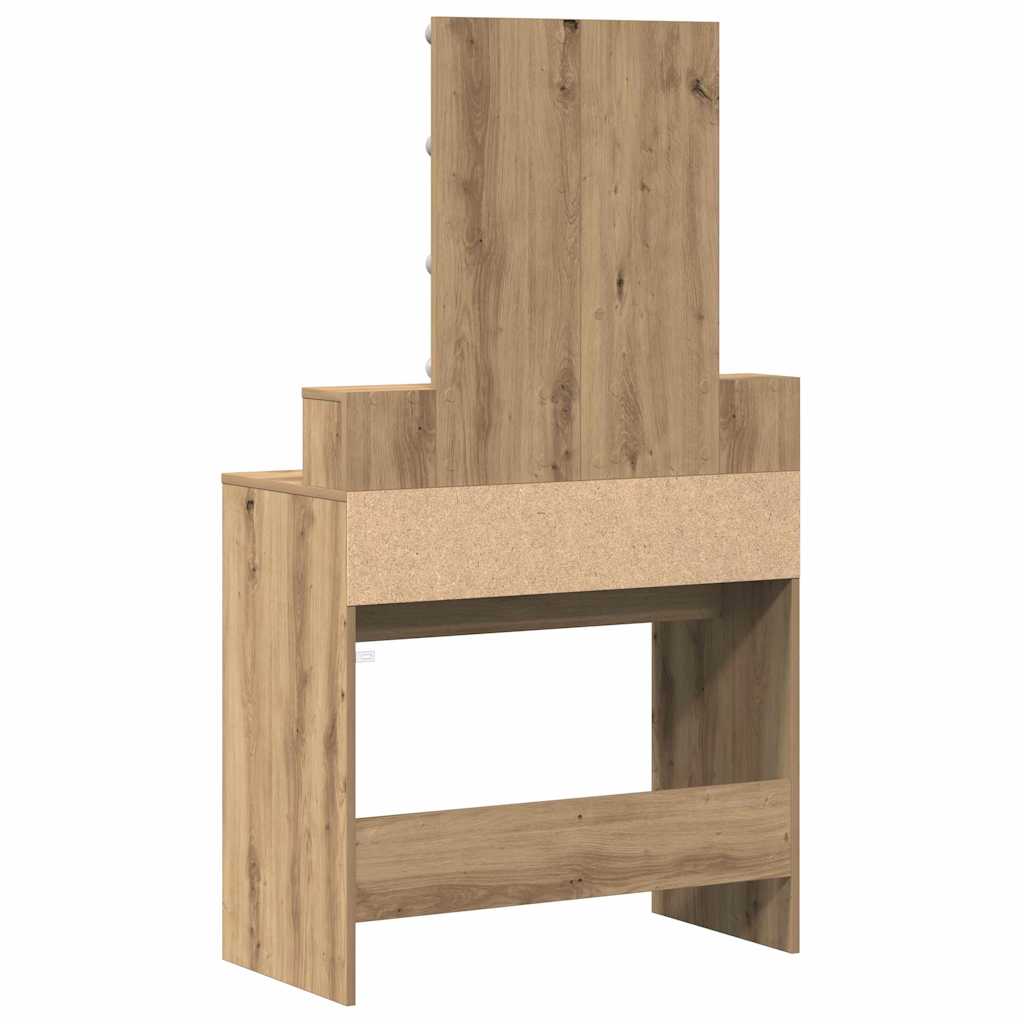 Dressingbord artisan eg 80 x 41 x 144,5 cm Konstrueret træ