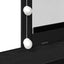Dressingbord Sort eg 80 x 41 x 144,5 cm Konstrueret træ